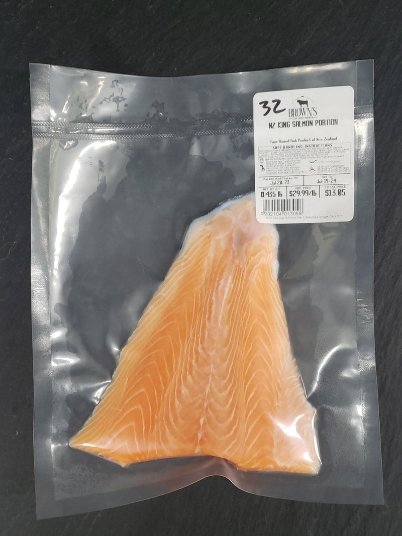 NZ KING SALMON PORTION #32