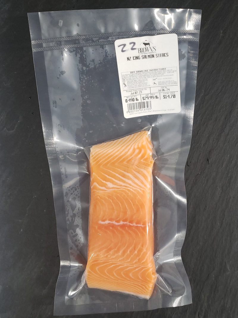 NZ KING SALMON STEAK #22