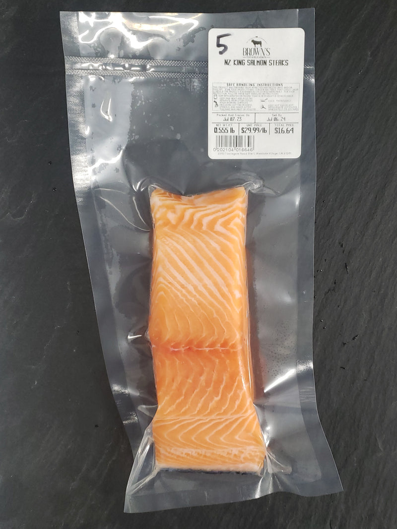 NZ KING SALMON STEAK #5