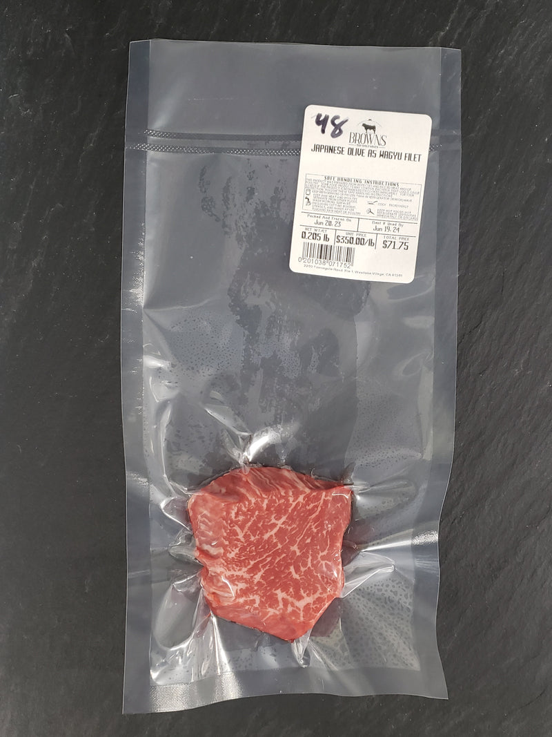 JAPANESE OLIVE A5 FILET #48