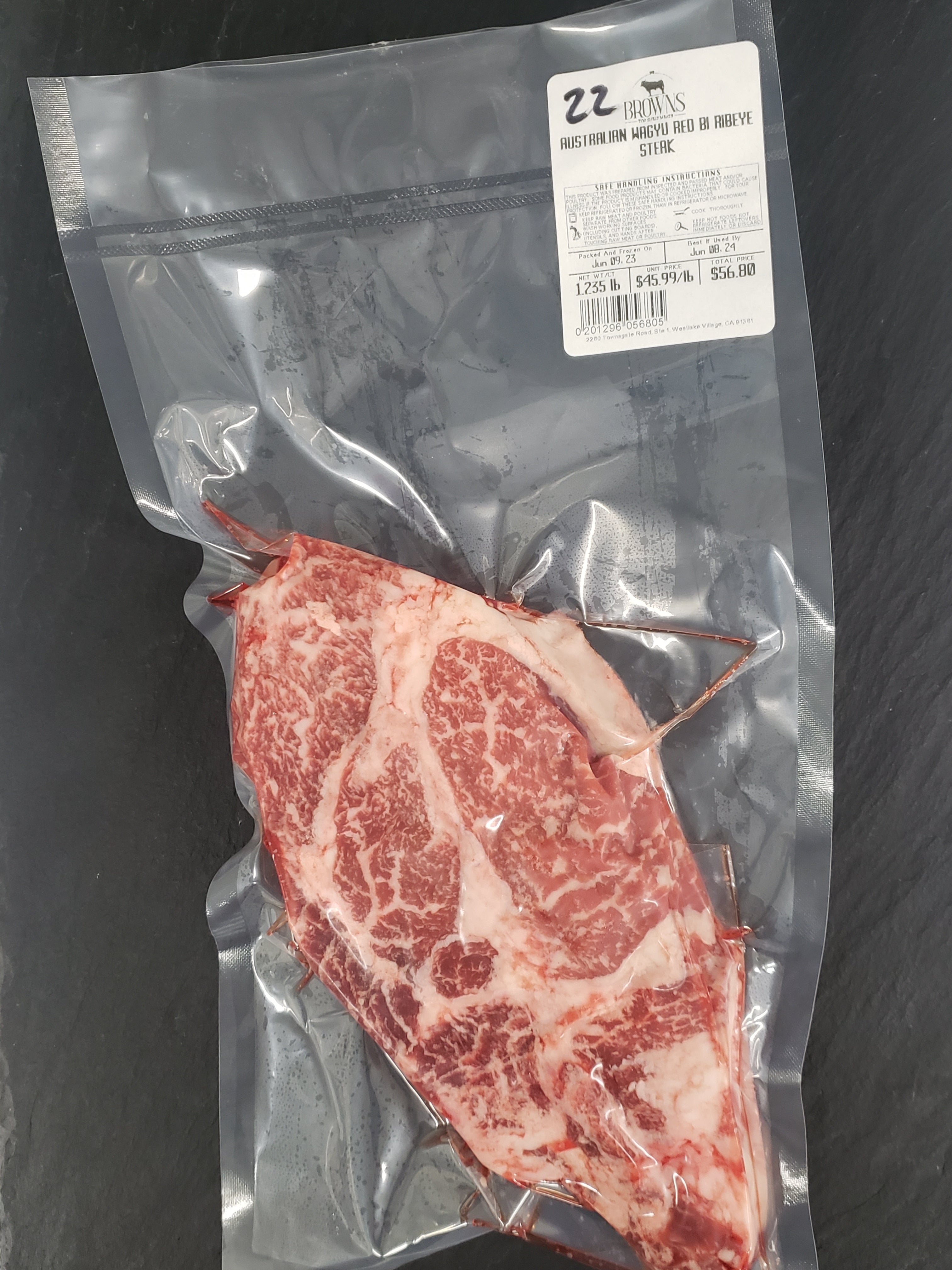RED BI RIBEYE STEAK #22 – Brown's Top Shelf Meats
