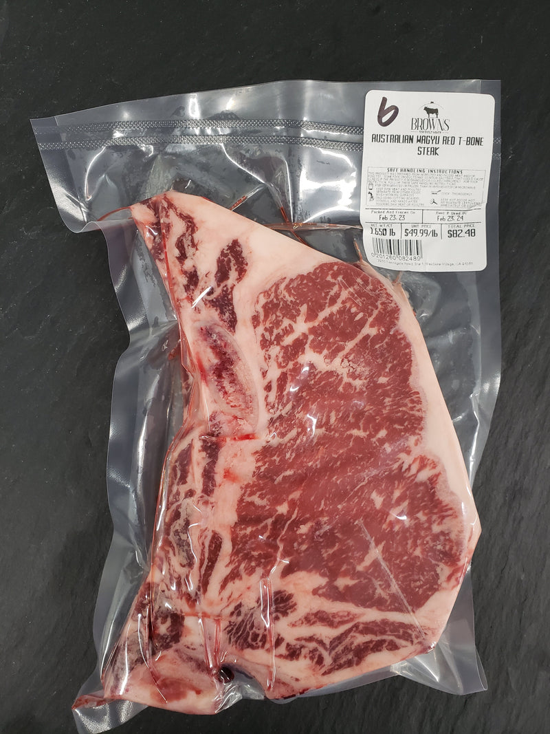 AUSTRALIAN WAGYU RED T-BONE STEAK #6