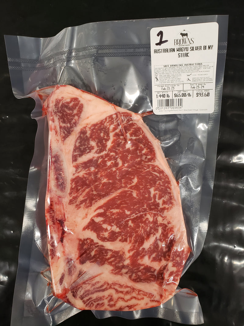 AUSTRALIAN WAGYU SILVER BI NY STEAK #1