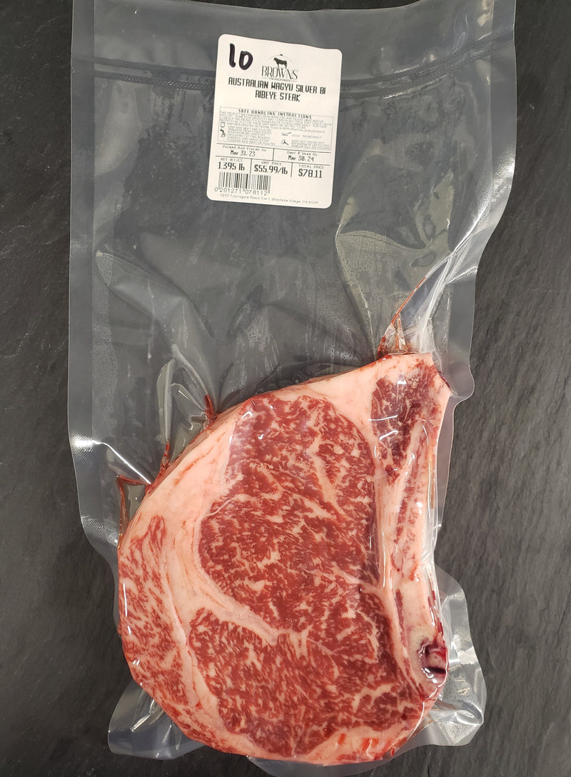 AUSTRALIAN WAGYU SILVER BI RIBEYE STEAK #10