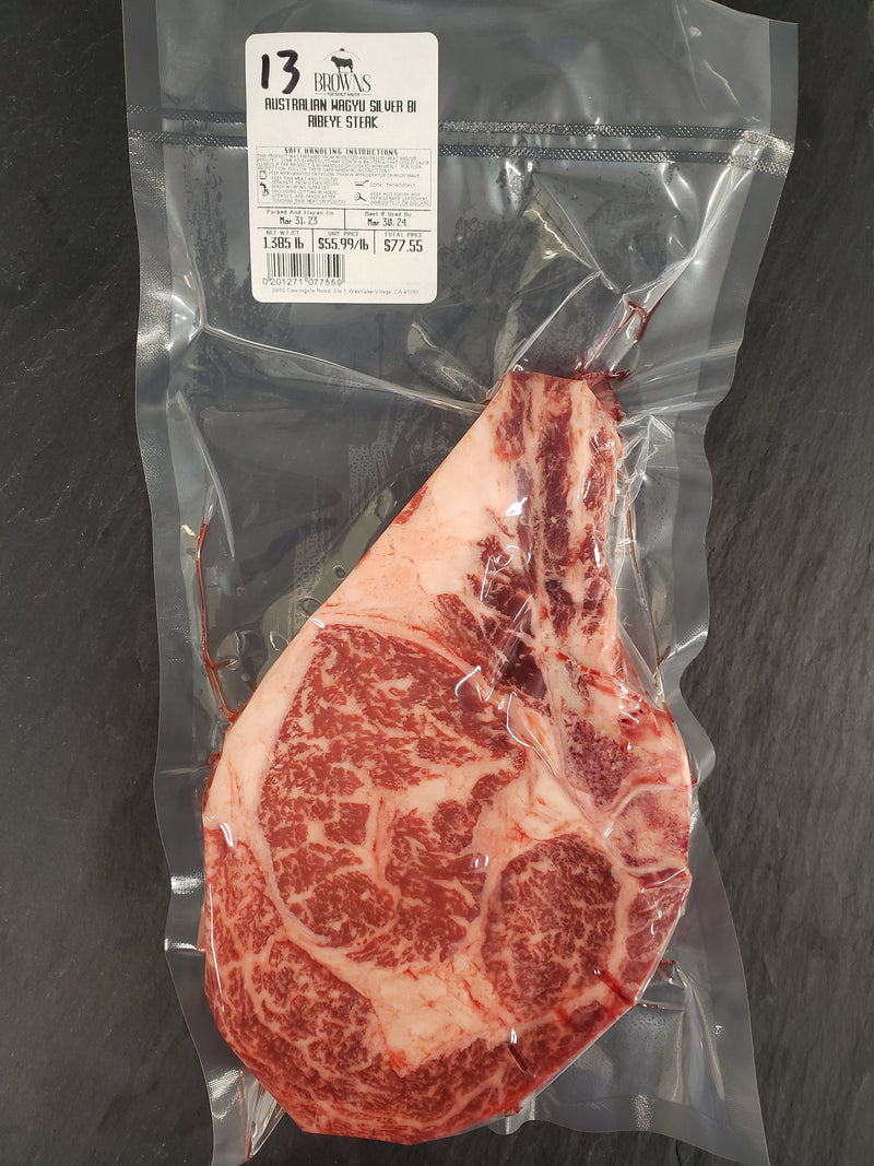 AUSTRALIAN WAGYU SILVER BI RIBEYE STEAK #13