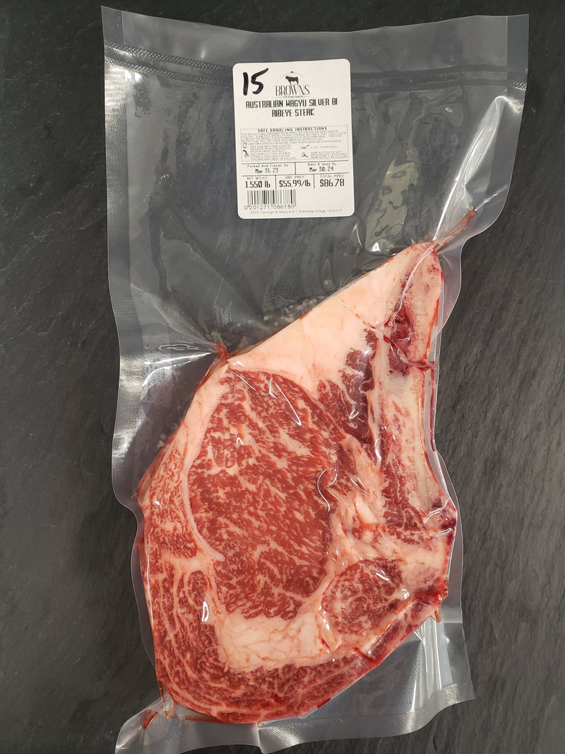 AUSTRALIAN WAGYU SILVER BI RIBEYE STEAK #15