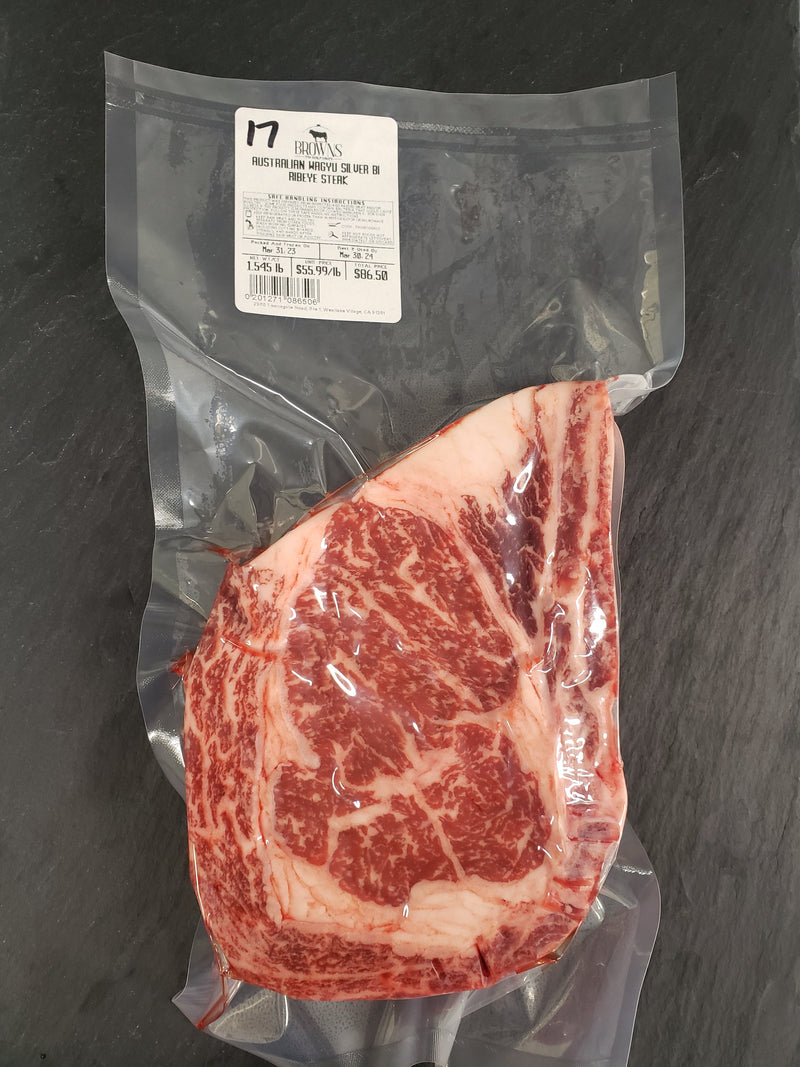 AUSTRALIAN WAGYU SILVER BI RIBEYE STEAK #17