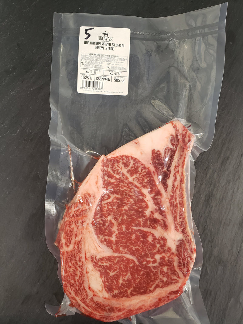 AUSTRALIAN WAGYU SILVER BI RIBEYE STEAK #5