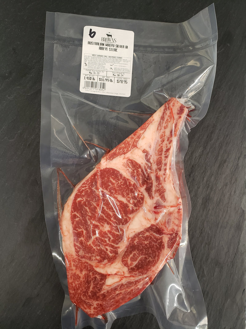 AUSTRALIAN WAGYU SILVER BI RIBEYE STEAK #6