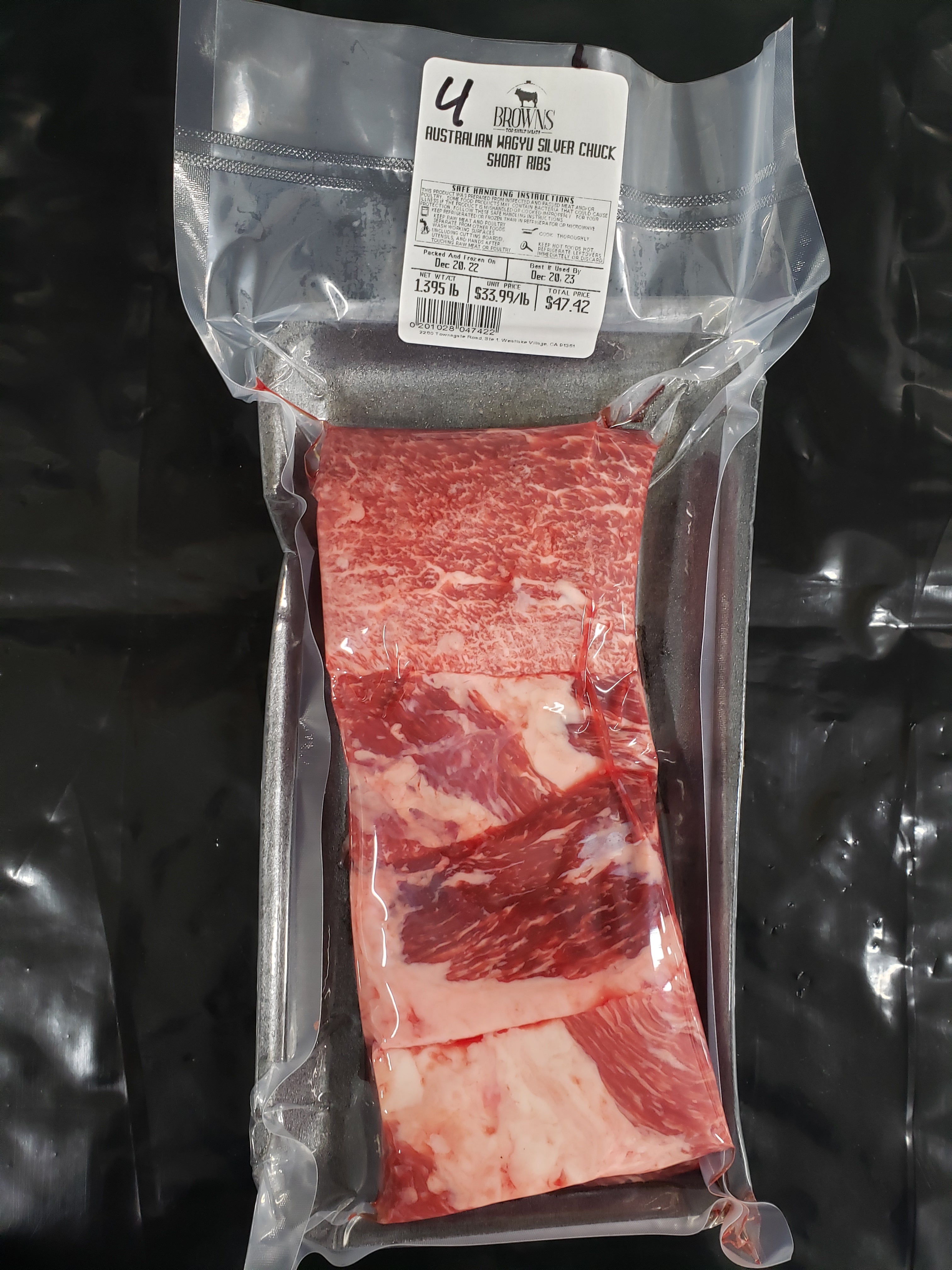 Silver Rib SILVER BONE-IN CHUCK SHORT RIBS #4 – Brown's Top Shelf Meats