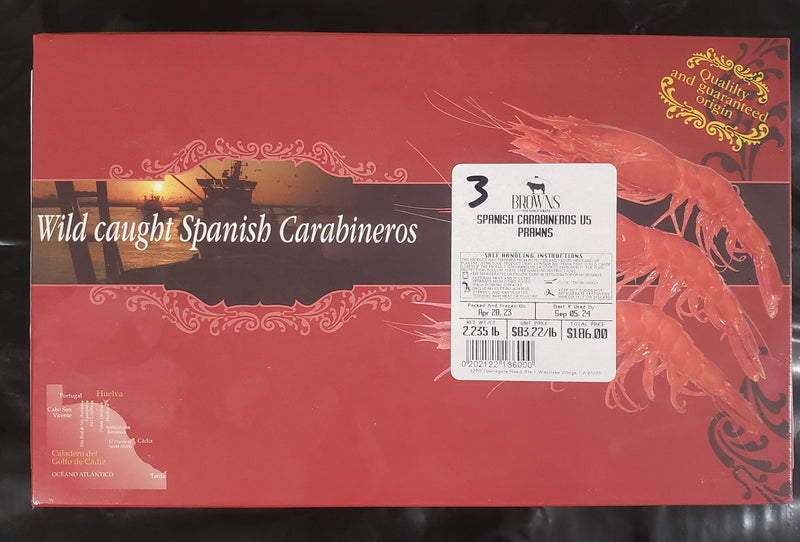 SPANISH CARABINEROS U5 PRAWNS #3