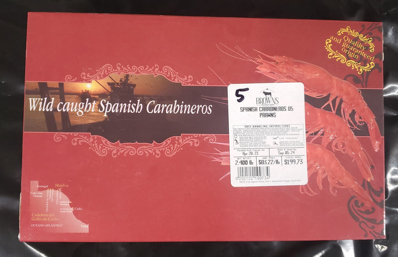 SPANISH CARABINEROS U5 PRAWNS #5