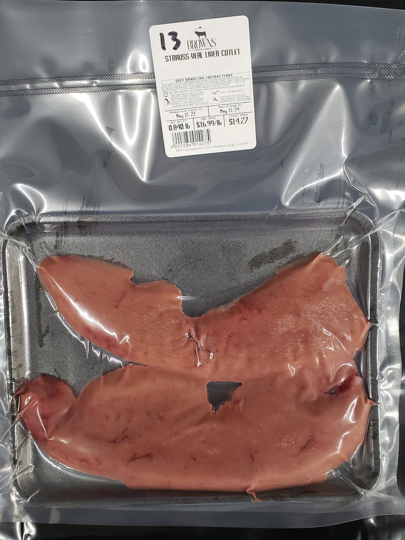 STRAUSS VEAL LIVER CUTLET #13