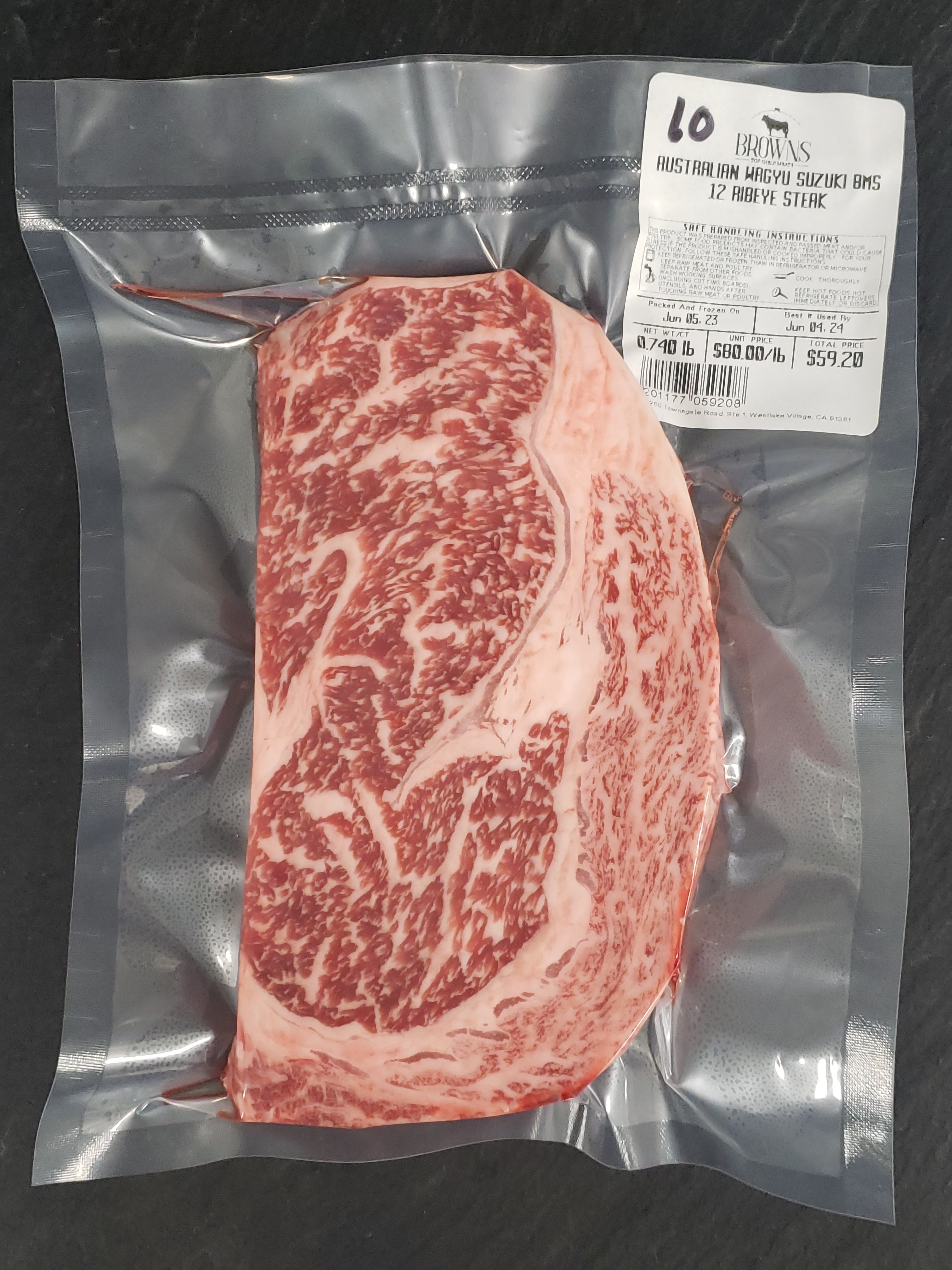 SUZUKI RIBEYE STEAK #10 – Brown's Top Shelf Meats