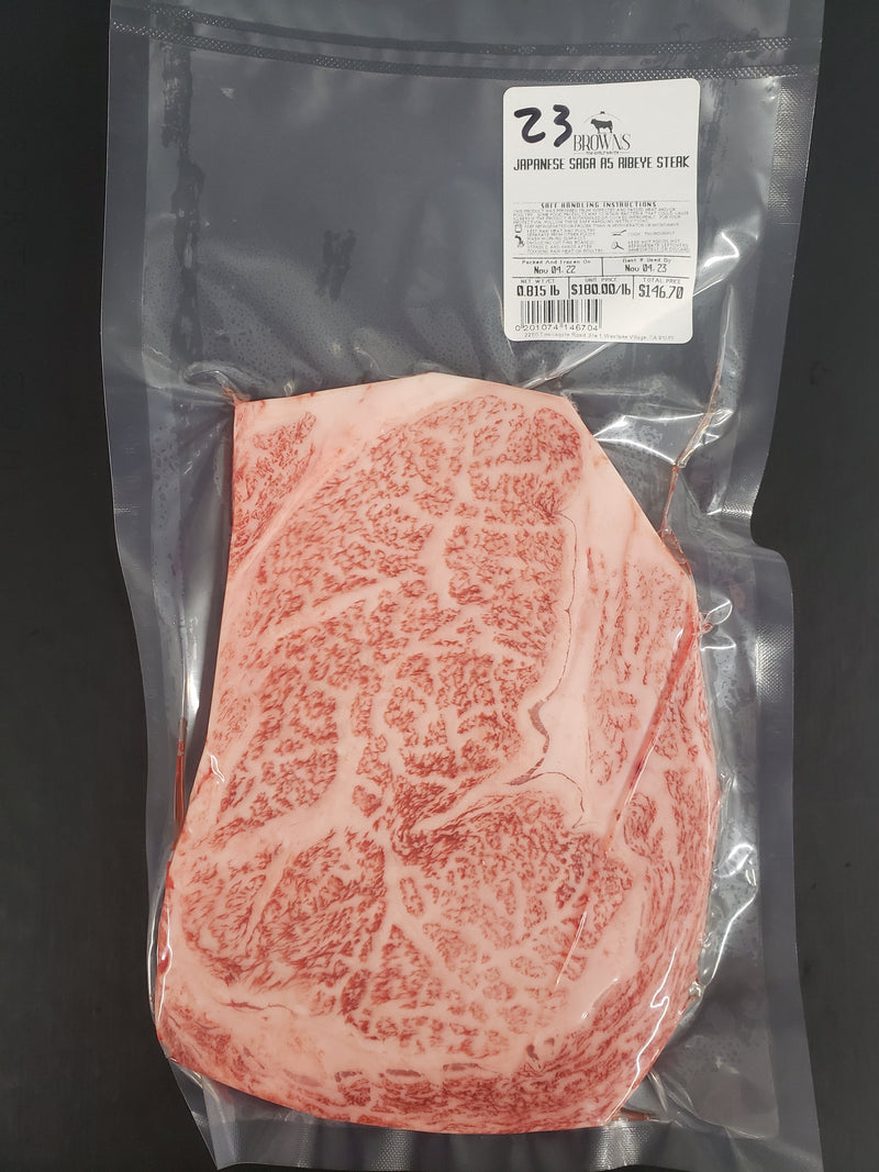 JAPANESE SAGA A5 WAGYU RIBEYE #23