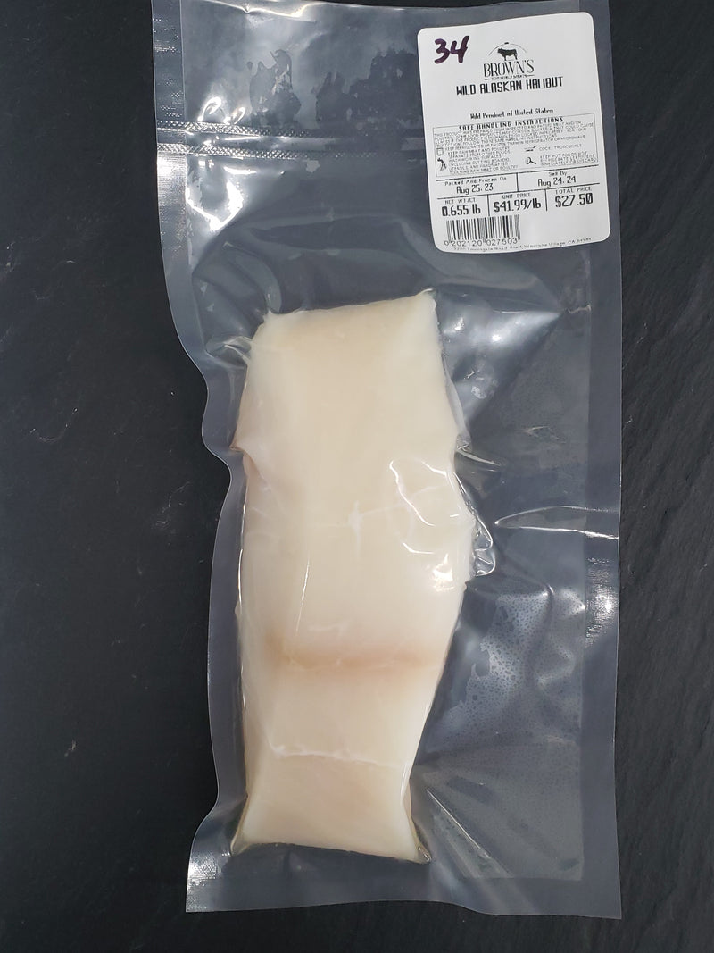 WILD ALASKAN HALIBUT STEAK #34