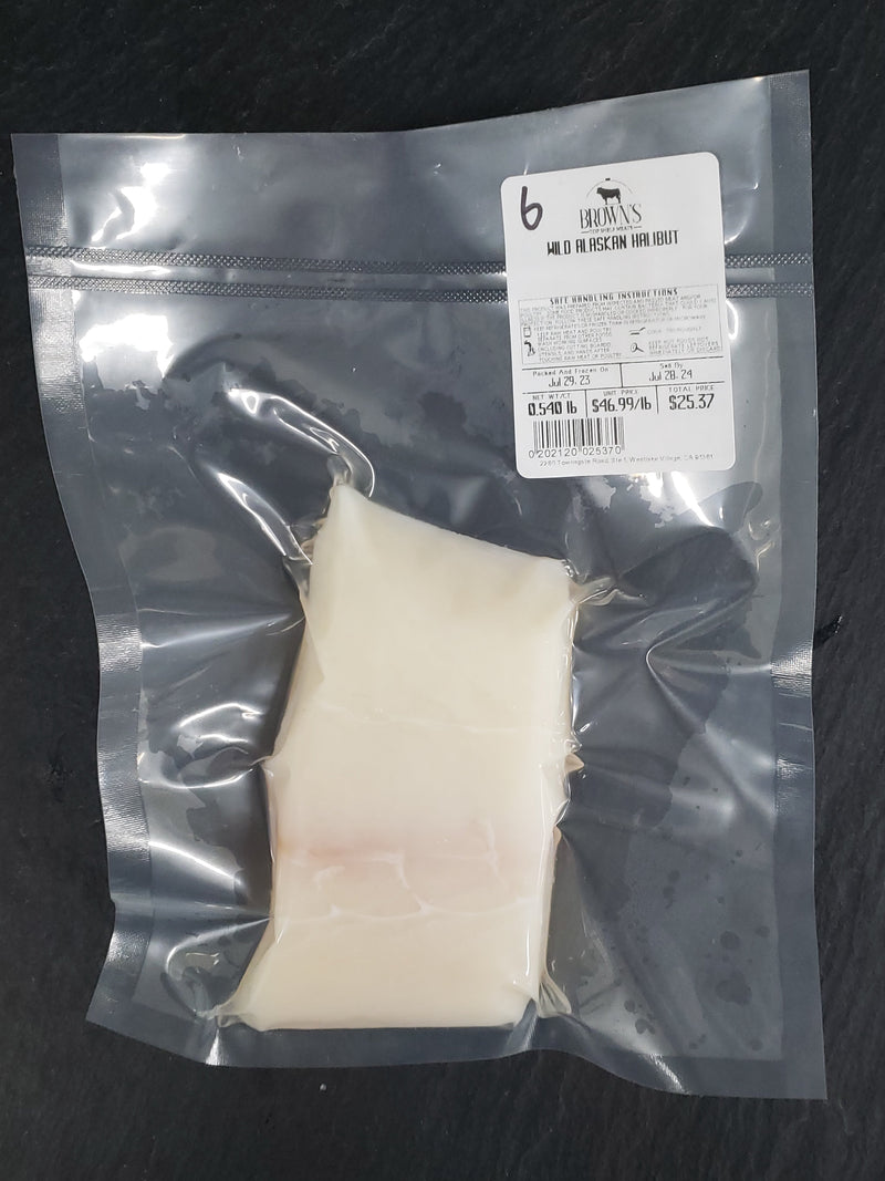 WILD ALASKAN HALIBUT STEAK #6