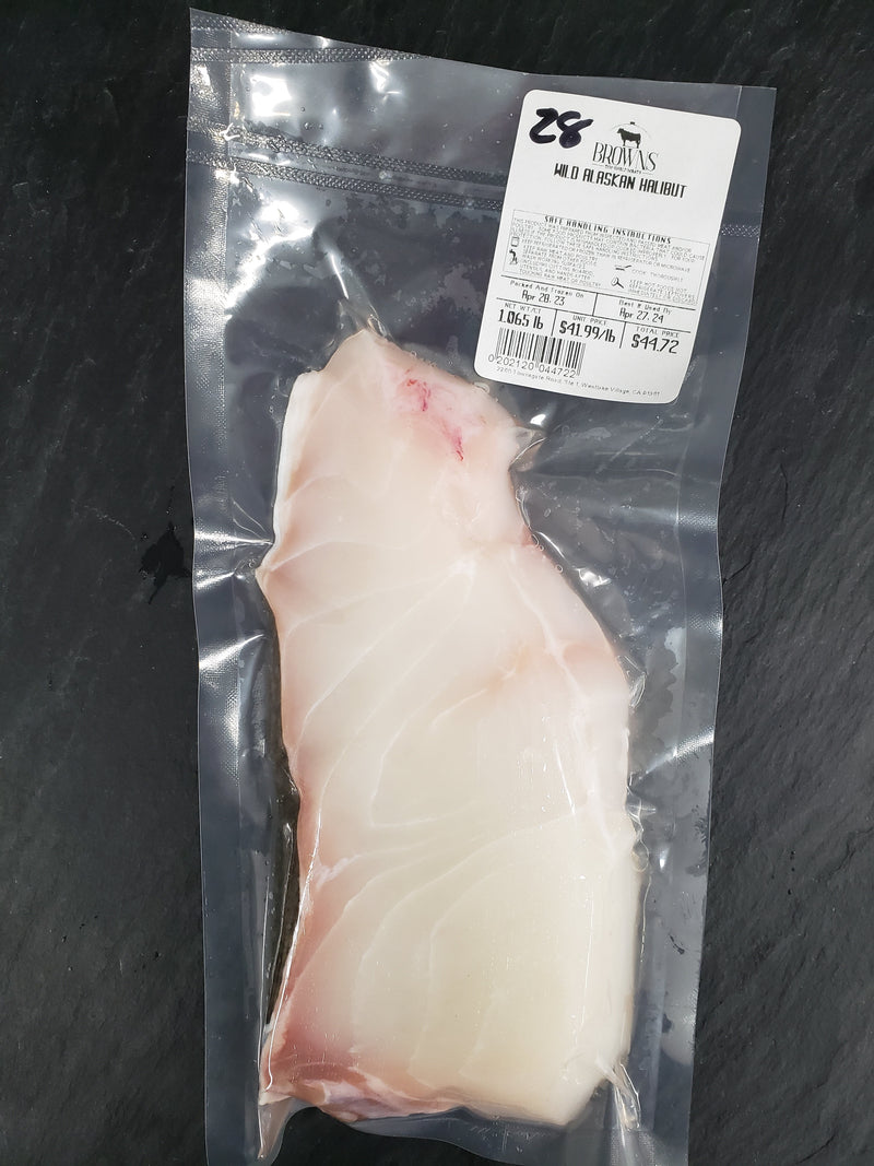 WILD ALASKAN HALIBUT STEAK #28