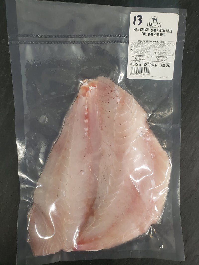 WILD CAUGHT SEA BREAM FILETS #13