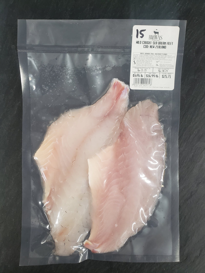 WILD CAUGHT SEA BREAM FILETS #15