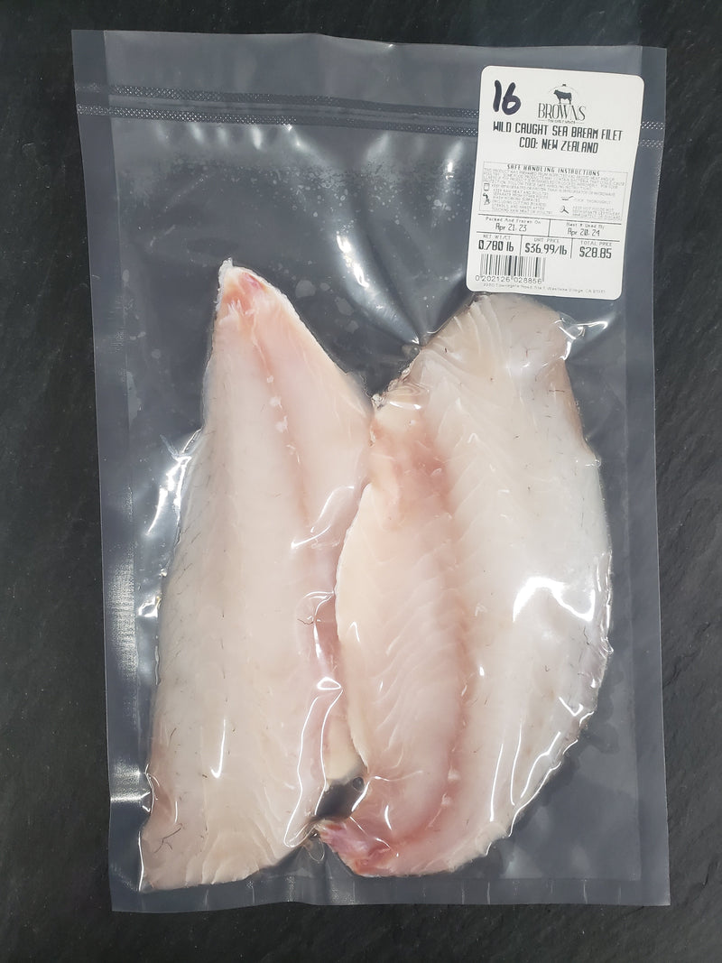 WILD CAUGHT SEA BREAM FILETS #16