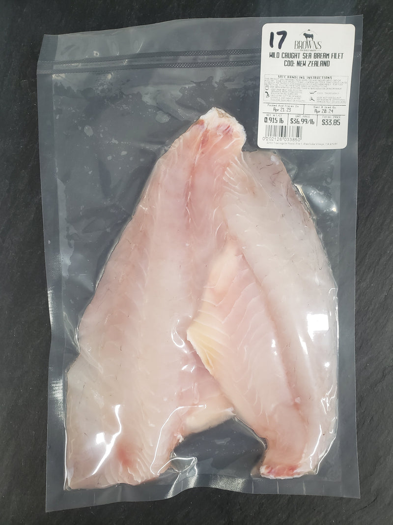 WILD CAUGHT SEA BREAM FILETS #17