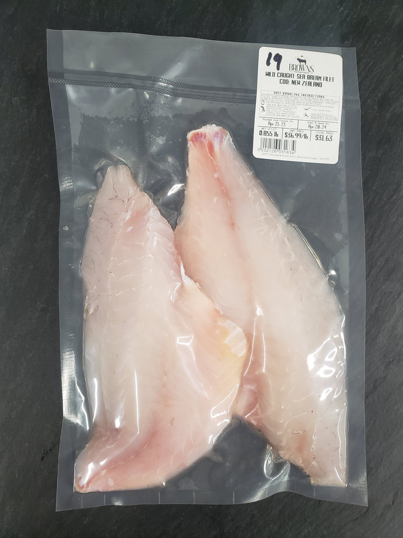 WILD CAUGHT SEA BREAM FILETS #19
