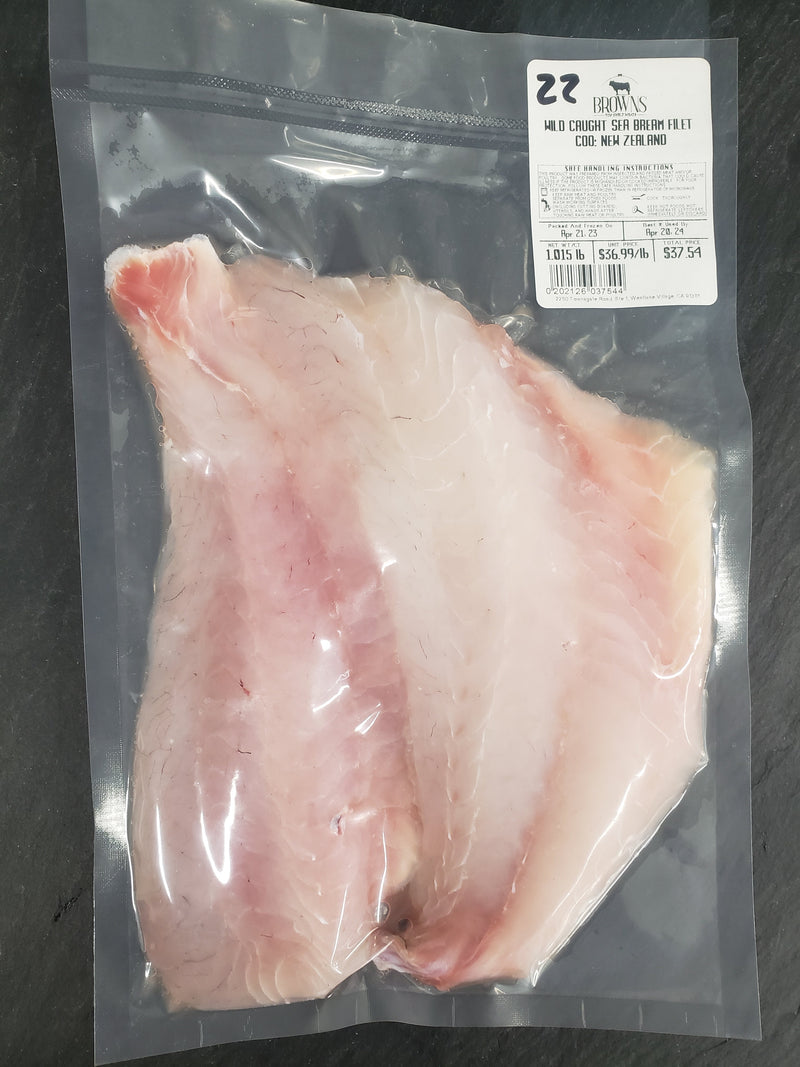 WILD CAUGHT SEA BREAM FILETS #22
