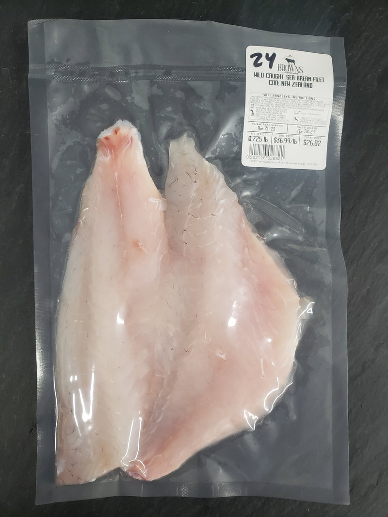 WILD CAUGHT SEA BREAM FILETS #24