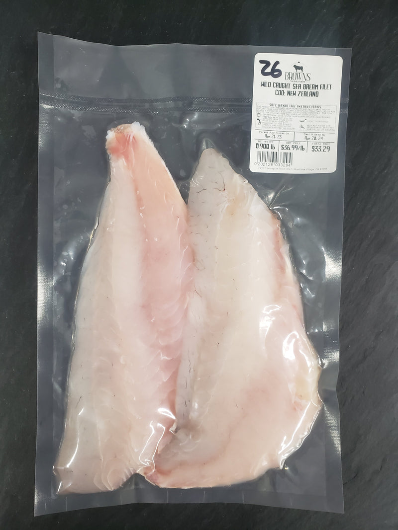 WILD CAUGHT SEA BREAM FILETS #26